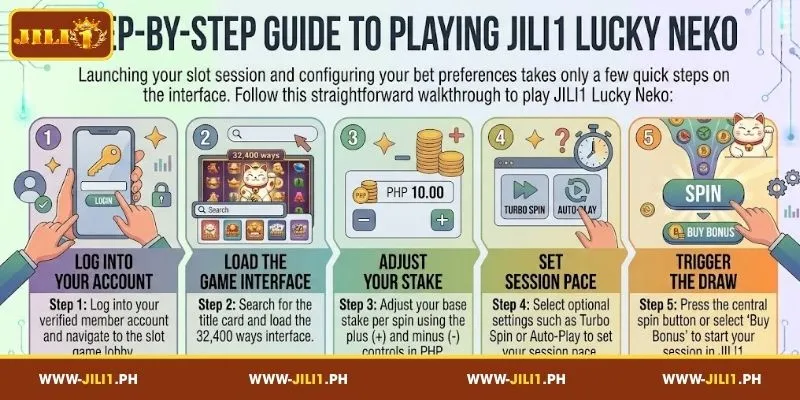 How to play JILI1 Lucky Neko