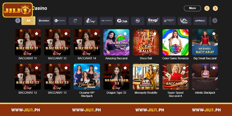 Live Casino - Experience Classic Games with Real Dealers