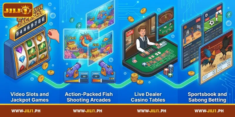 Main Rules and Features of Leading JILI1 Game Types